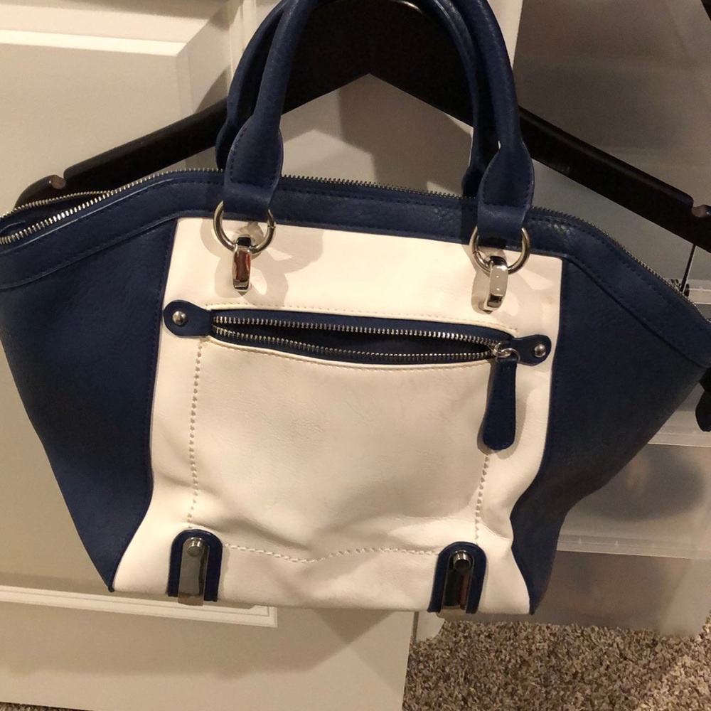 Blue & White Bag